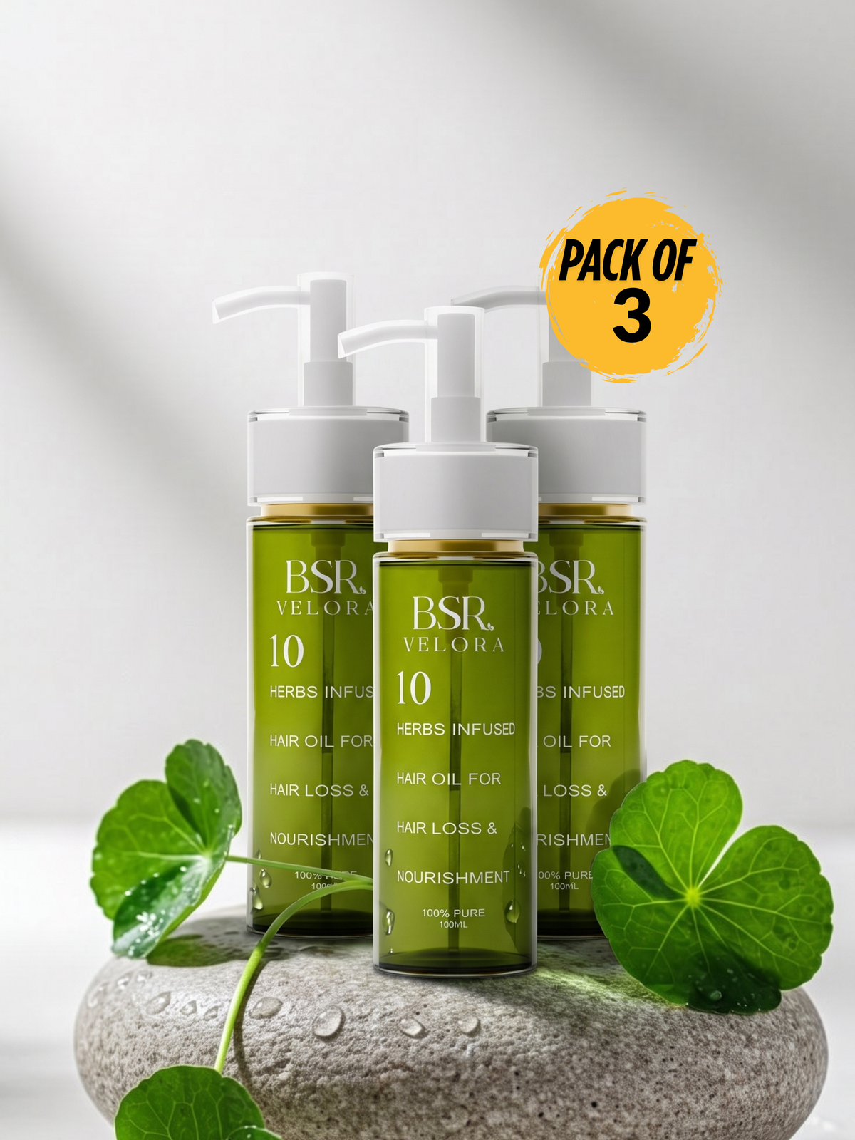 10 Herbs infused Hair Oil