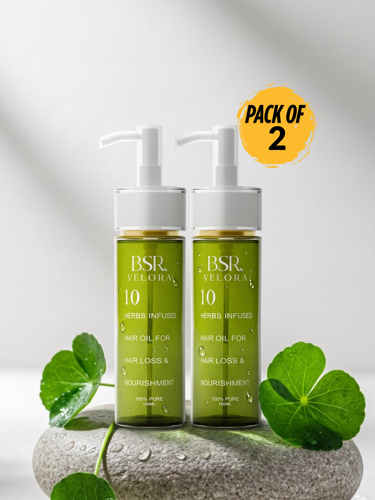 10 Herbs infused Hair Oil